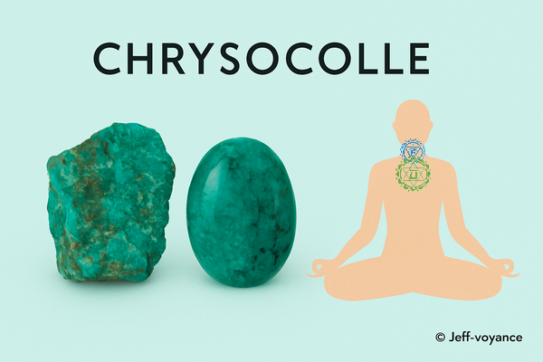 Pierre féminine et apaisante : découvrez la chrysocolle - Esoboutik Brest Chrysocolle – Une alliée pour la parole sacrée et la sérénité - Esoboutik Brest
