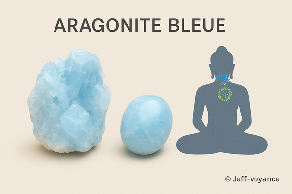 Aragonite bleue : propriétés, usages et symbolique - Esoboutik Brest