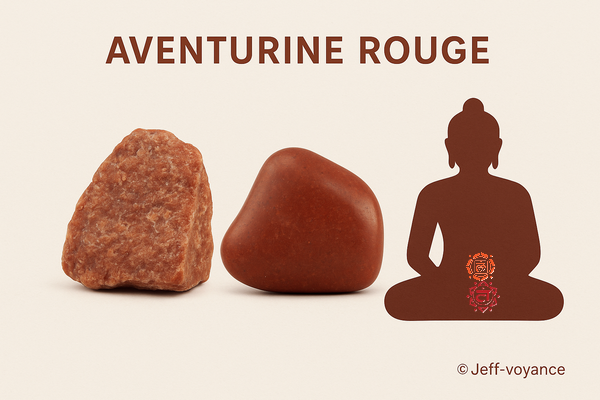 Comment utiliser l’aventurine rouge au quotidien - Esoboutik Brest Aventurine rouge : vertus, usages et message symbolique - Esoboutik Brest