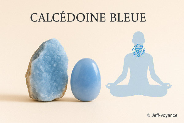 Les bienfaits de la calcédoine bleue : calme et expression - Esoboutik Brest