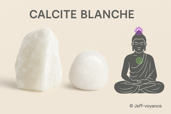 Calcite blanche : vertus, usages et message subtil - Esoboutik Brest Comment utiliser la calcite blanche au quotidien - Esoboutik Brest