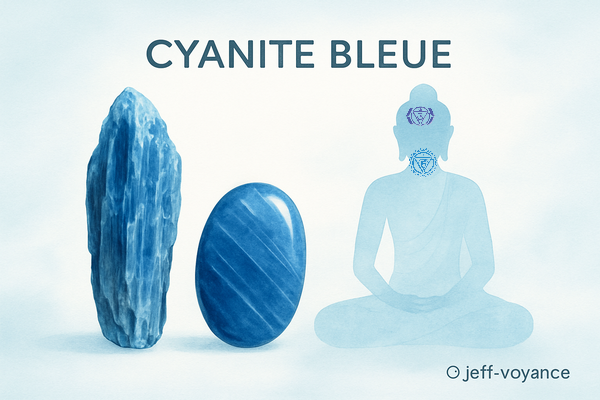 Cyanite Bleue : L’Alliée du chakra de la gorge et du troisième oeil - Esoboutik Brest