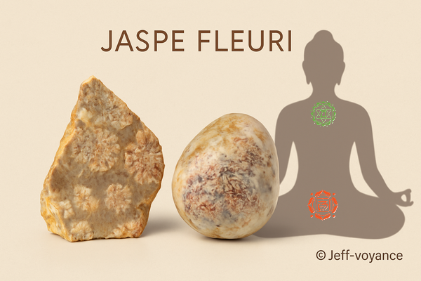 Apportez équilibre et beauté intérieure avec le jaspe fleuri - Esoboutik Brest Stimulez votre inspiration avec le jaspe fleuri - Esoboutik Brest