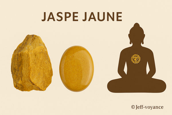Le jaspe jaune, allié de la détermination et de la joie de vivre - Esoboutik Brest