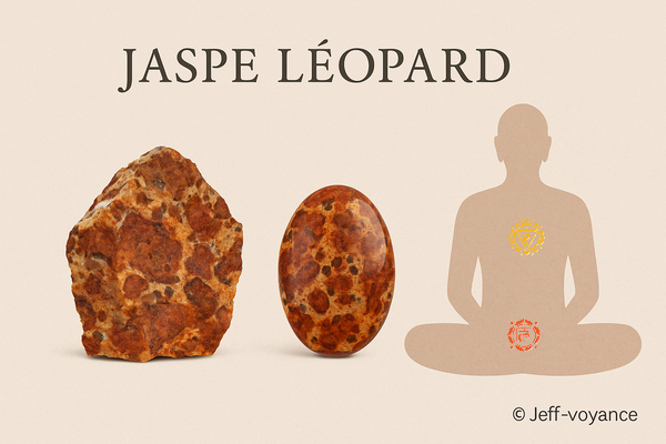 Découvrez le pouvoir du jaspe léopard, pierre d’instinct et de stabilité - Esoboutik Brest