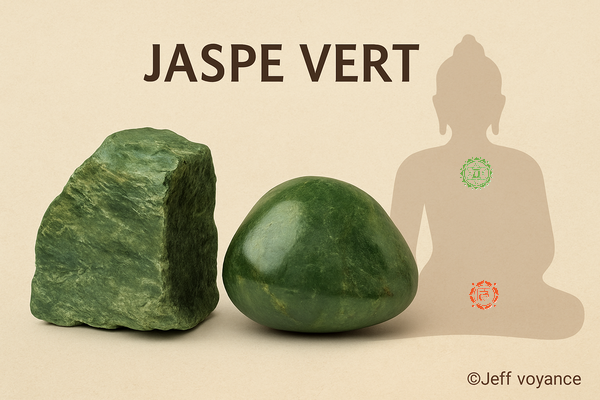 Le jaspe vert, allié de la sérénité et de la connexion à la Terre - Esoboutik Brest