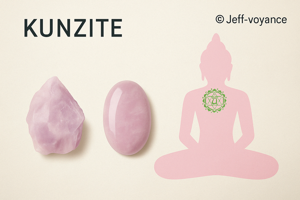 La kunzite est une pierre d’amour inconditionnel, de paix intérieure et de guérison du cœur. Esoboutik Brest