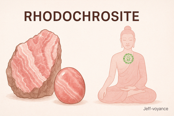 La rhodochrosite est une pierre de guérison émotionnelle profonde. esoboutik Brest