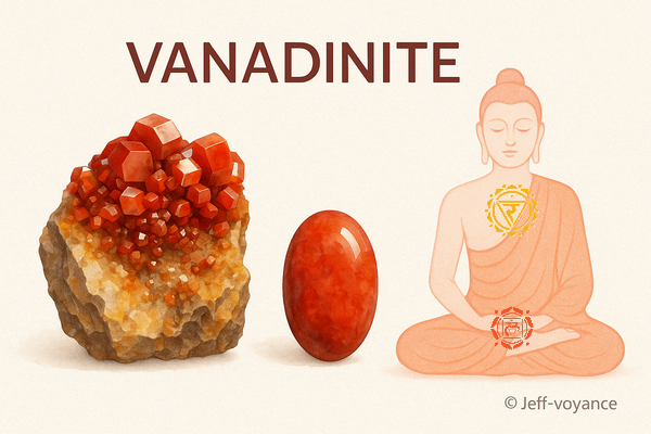 La vanadinite est une pierre d’ancrage et d’endurance. Esoboutik Brest