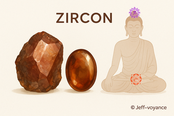 Le zircon équilibre les émotions, soutient la régénération et favorise la lucidité spirituelle. Esoboutik Brest Le zircon est une pierre de clarté, d’ancrage subtil et de sagesse ancienne. Esoboutik Brest